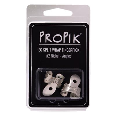 ProPik EC Split Wrap Fingerpick - #2 Nickel - Angled (Pack of 2)