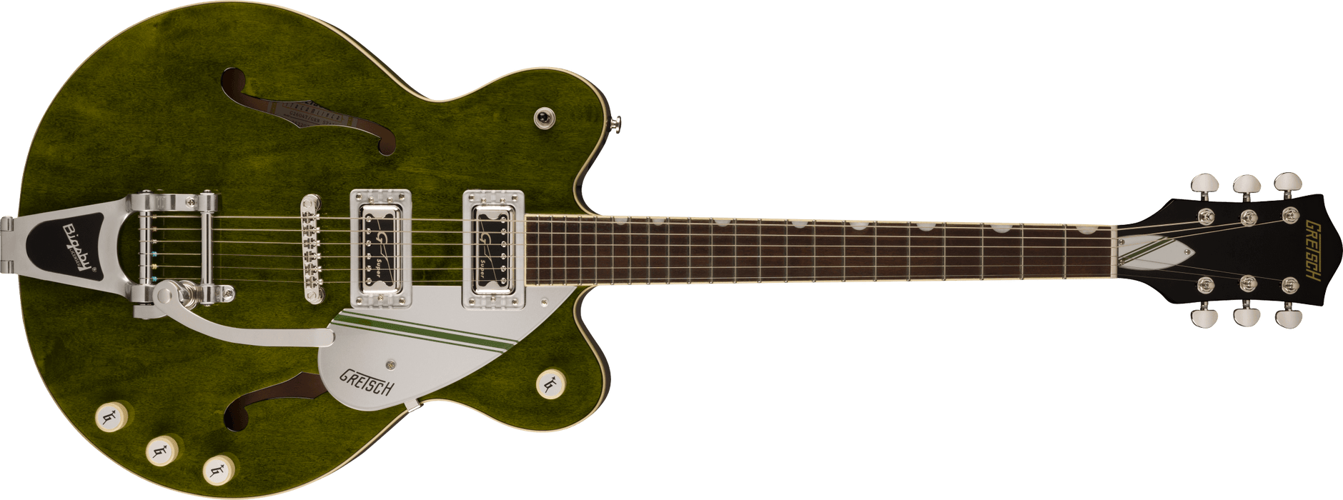 Gretsch G2604T Limited Edition Streamliner™ Rally II Center Block with Bigsby®, Laurel Fingerboard, Rally Green Stain