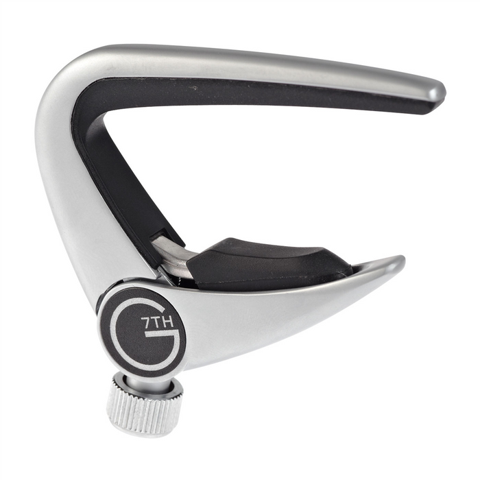 G7th Newport Electric/Acoustic Guitar Capo - Silver - Guitar Warehouse