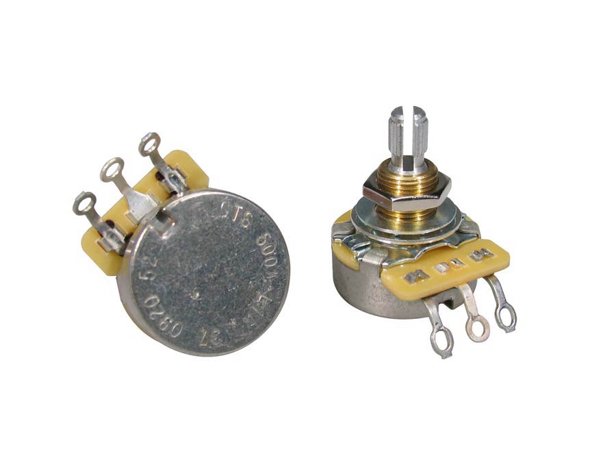 CTS USA 500K Linear Audio Potentiometer for Gibson | Humbucker Guitars - Guitar Warehouse