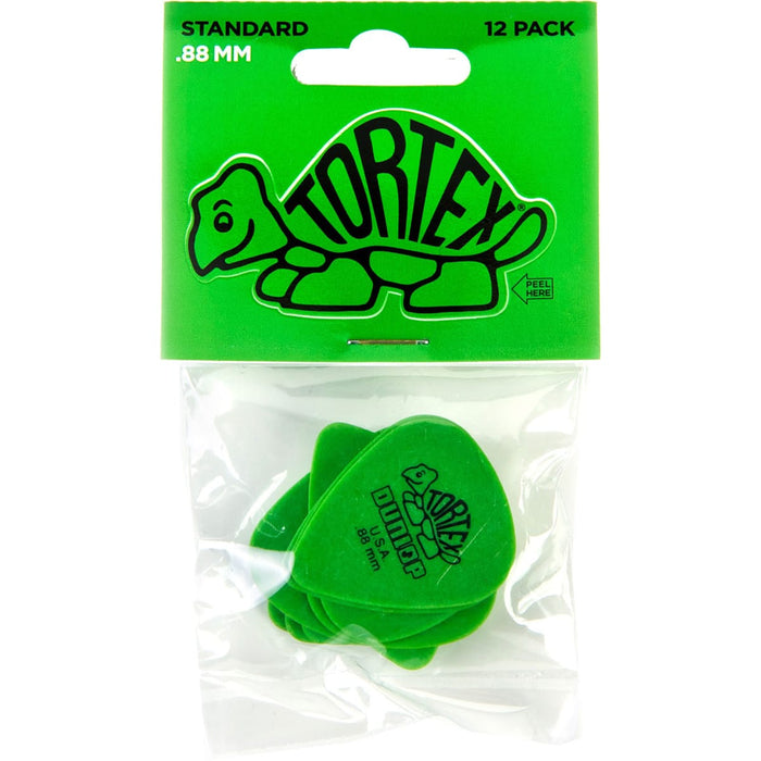 Dunlop Players Pick 12 Pack - Tortex Standard 0.88MM - Guitar Warehouse