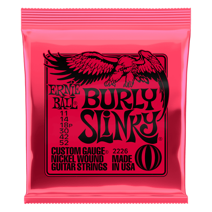 Ernie Ball Burly Slinky Electric Guitar Strings 11-52 - Guitar Warehouse