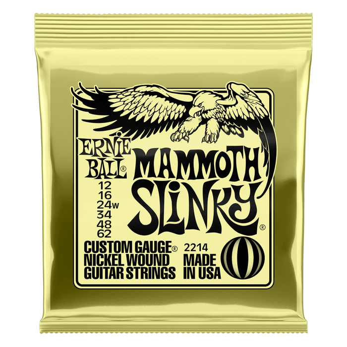 Ernie Ball Mammoth Slinky Electric Guitar Strings 12-62 - Guitar Warehouse