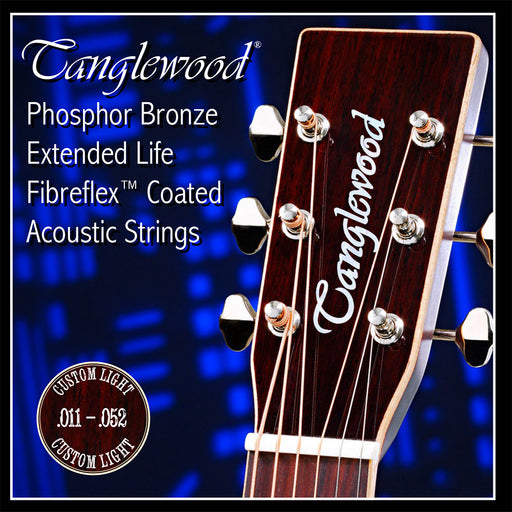 Tanglewood TWGS Fibreflex Coated Strings Custom Light 11-52 - Guitar Warehouse