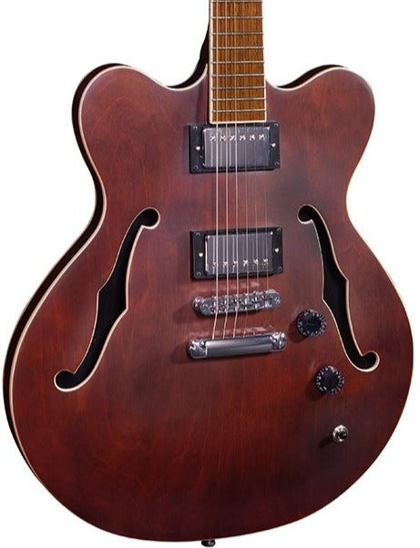 Hofner Verythin Semi-Hollow UK Exclusive - Dark Stain *SETUP PRICE - Guitar Warehouse