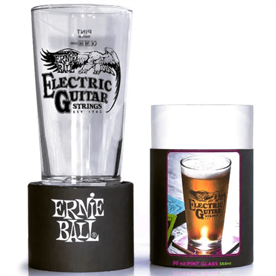 Ernie Ball Vintage Logo Pint Glass - Guitar Warehouse