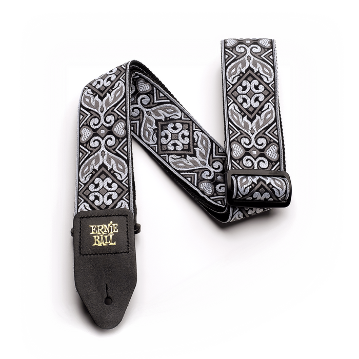 Ernie Ball Jacquard Guitar Strap - Tribal Silver - Guitar Warehouse