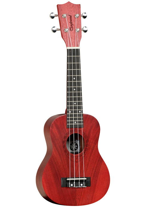 Tanglewood Soprano Ukulele All Mahogany, Red Satin - Guitar Warehouse