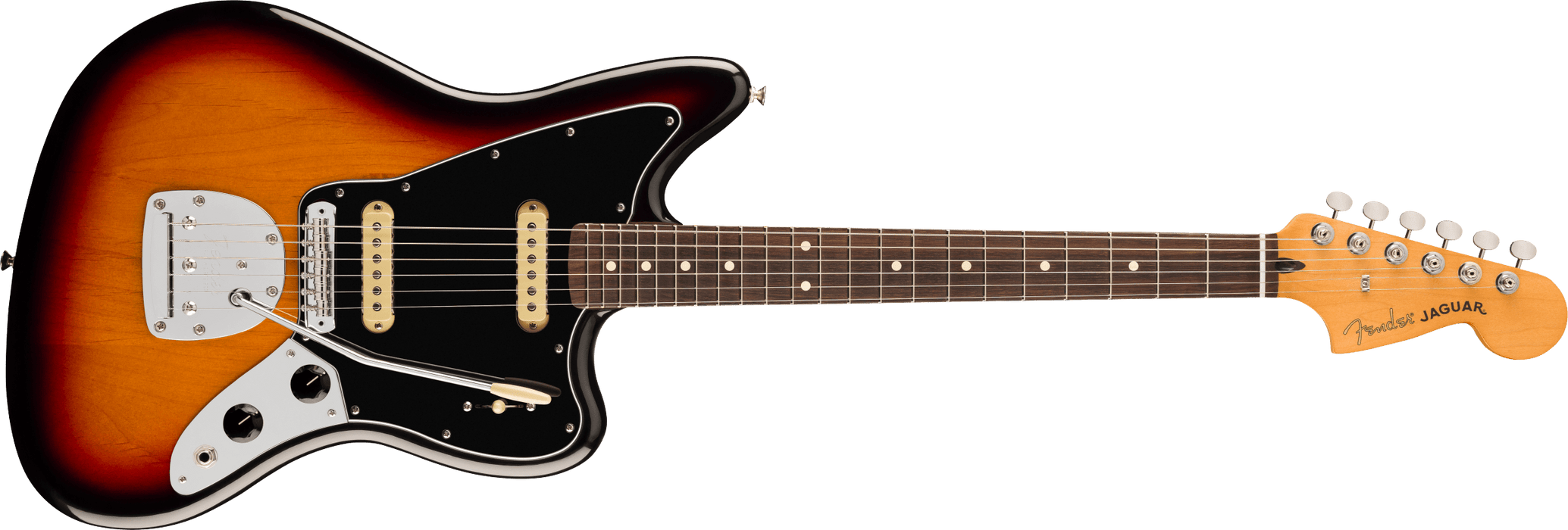 Fender Player II Jaguar®, Rosewood Fingerboard, 3 Color Sunburst