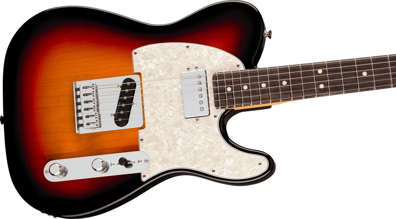 Fender Player II Modified Telecaster® SH, Rosewood Fingerboard, 3 Tone Sunburst w/Gig Bag
