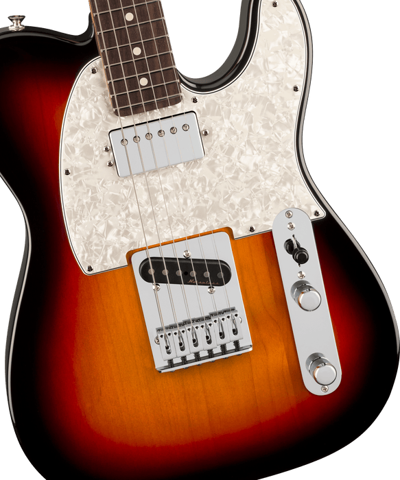 Fender Player II Modified Telecaster® SH, Rosewood Fingerboard, 3 Tone Sunburst w/Gig Bag