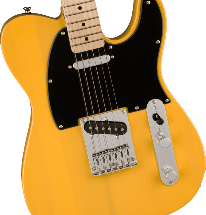 Squier Sonic™ Telecaster®, Maple Fingerboard, Black Pickguard, Butterscotch Blonde - Guitar Warehouse
