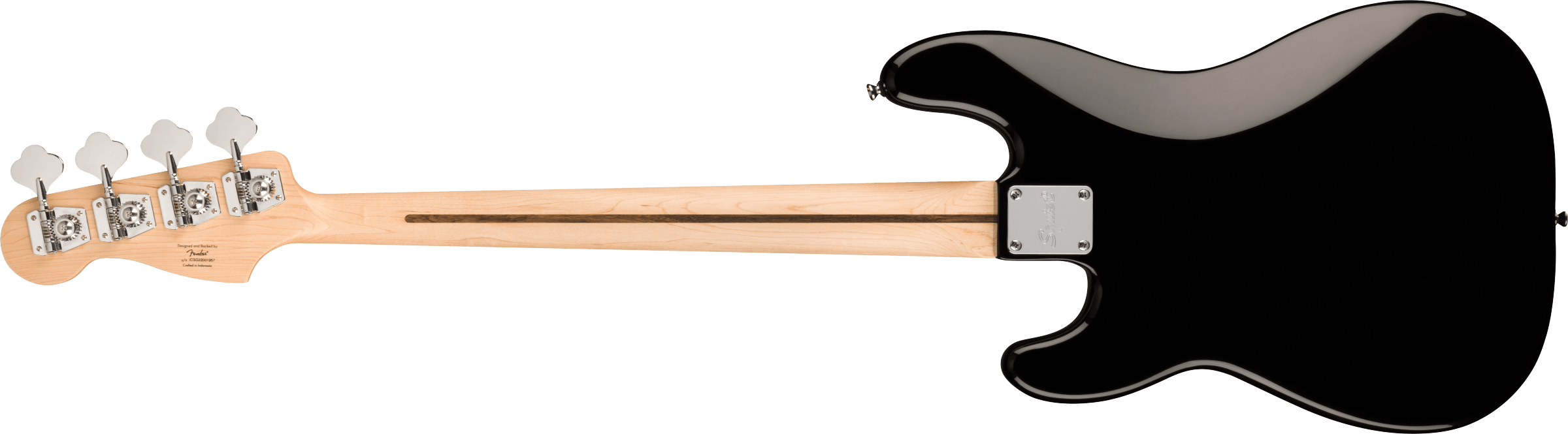 Fender Squier Sonic™ Precision Bass®, Laurel Fingerboard, White Pickguard, Black - Guitar Warehouse
