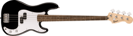 Fender Squier Sonic™ Precision Bass®, Laurel Fingerboard, White Pickguard, Black - Guitar Warehouse