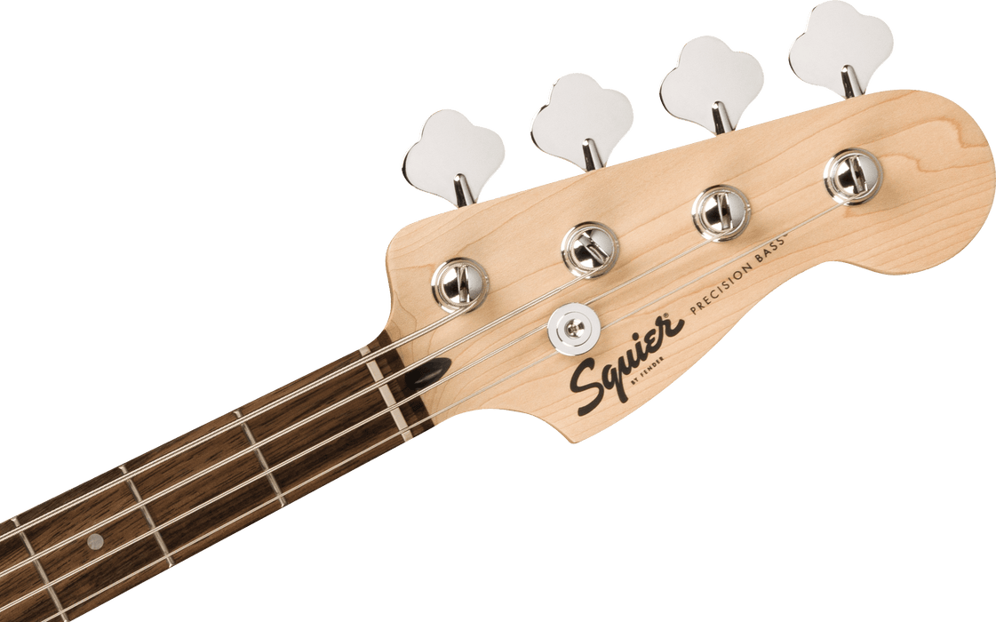 Fender Squier Sonic™ Precision Bass®, Laurel Fingerboard, White Pickguard, Black - Guitar Warehouse