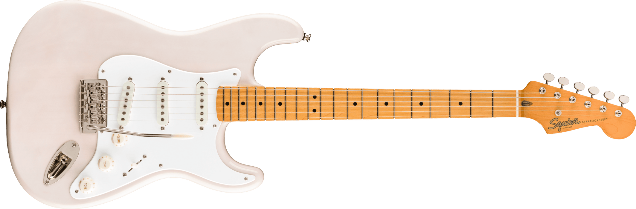 Fender Squier Classic Vibe '50s Stratocaster®, Maple Fingerboard, White Blonde *Setup Price - Guitar Warehouse