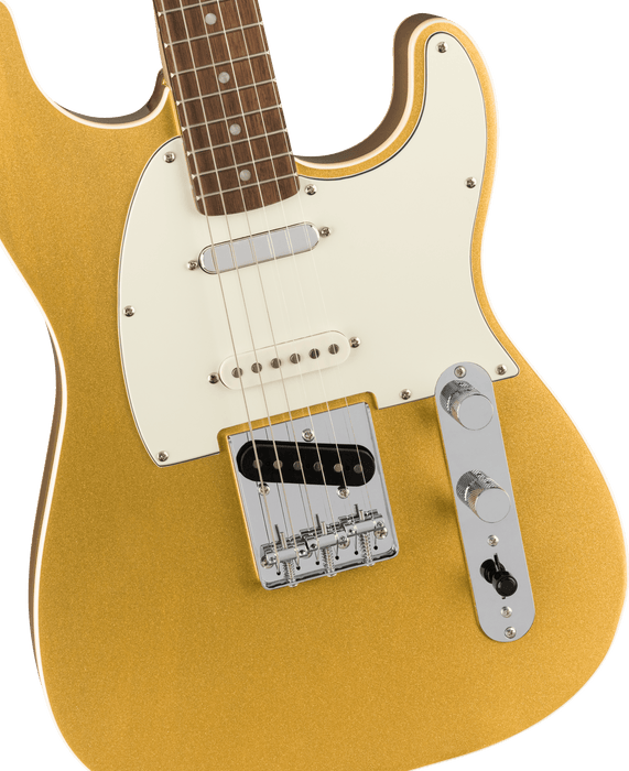 Fender Squier Paranormal Custom Nashville Stratocaster®, Laurel Fingerboard, Parchment Pickguard, Aztec Gold - Guitar Warehouse