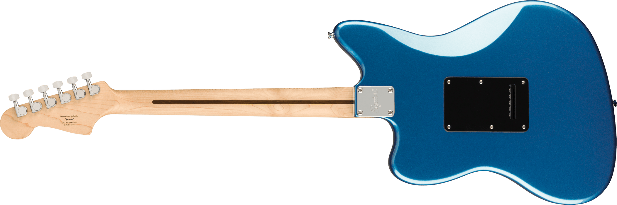 Squier Affinity Series™ Jazzmaster®, Laurel Fingerboard, Black Pickguard, Lake Placid Blue - Guitar Warehouse