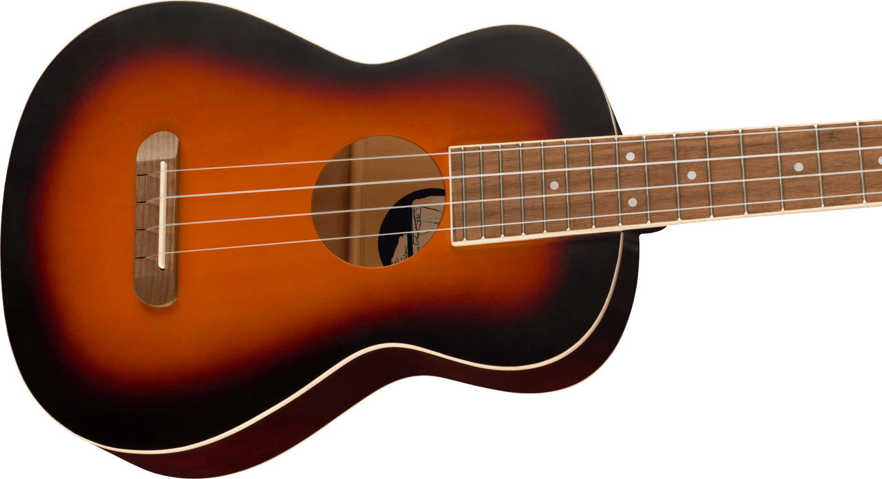 Avalon Tenor Ukulele, Walnut Fingerboard, 2-Color Sunburst - Guitar Warehouse