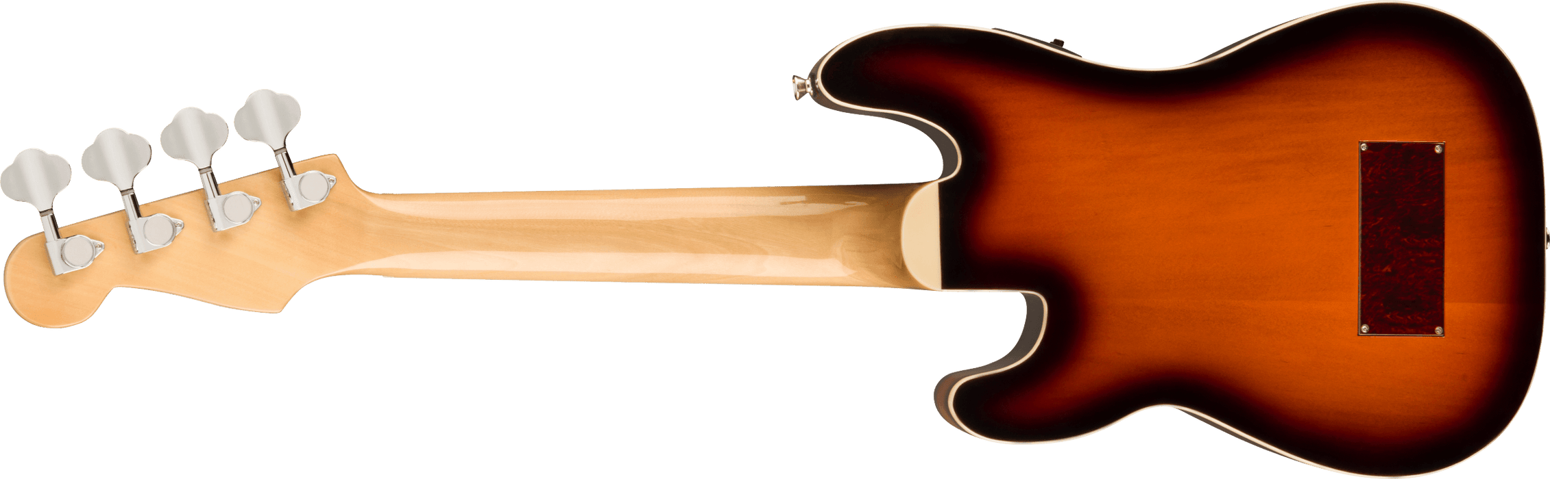 Fender Fullerton Precision Bass® Uke, Walnut Fingerboard, Tortoiseshell Pickguard, 3-Color Sunburst