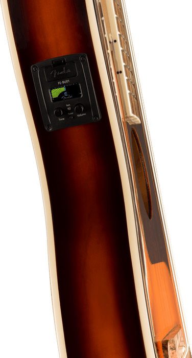 Fender Fullerton Precision Bass® Uke, Walnut Fingerboard, Tortoiseshell Pickguard, 3-Color Sunburst