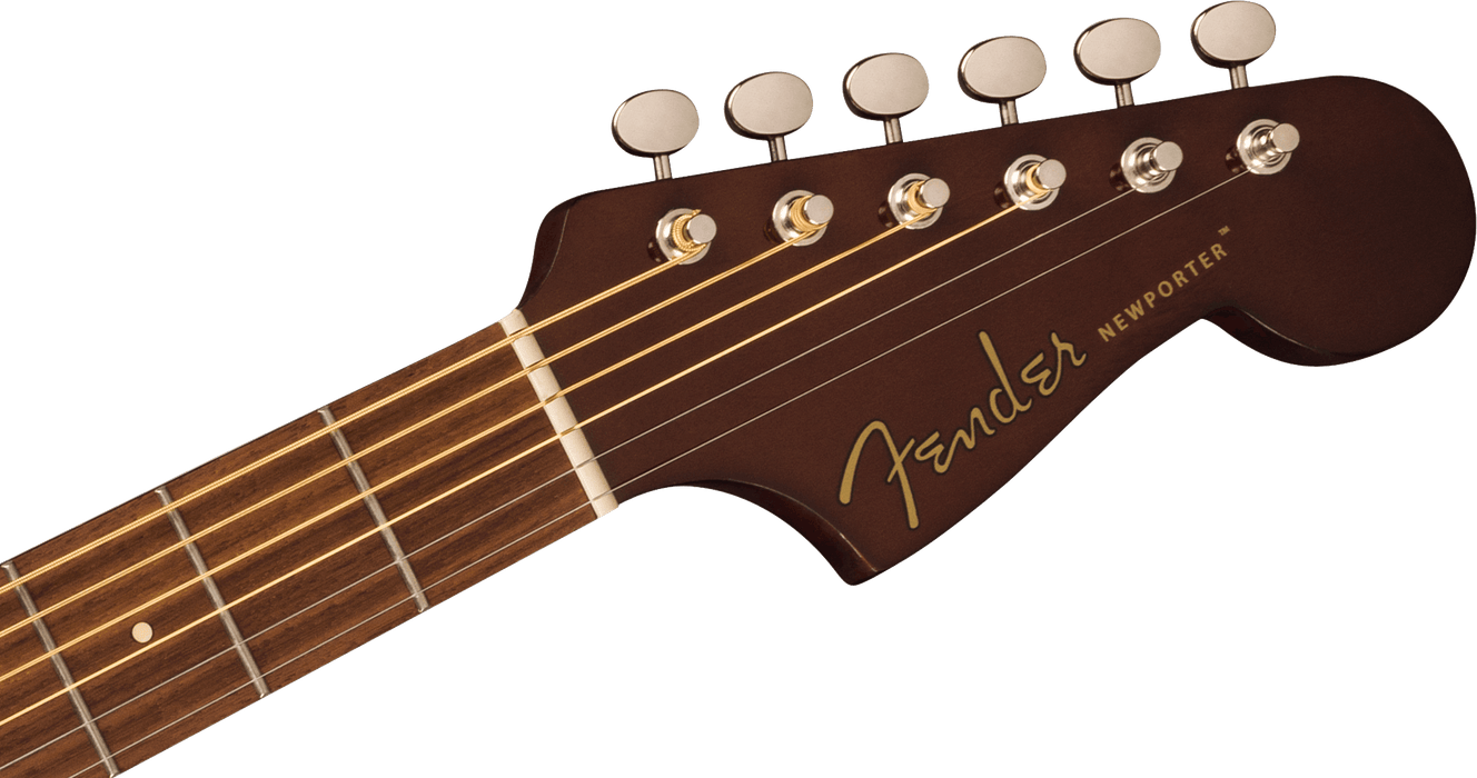 Fender Newporter Player, Walnut Fingerboard, Gold Pickguard, Natural - Guitar Warehouse