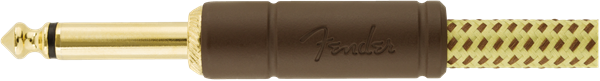 Fender Deluxe Series Instrument Cable, Straight/Straight - 5.5m / 18.6ft Tweed