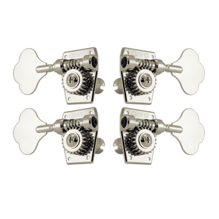 Grover Vintage Bass Machineheads ~ 2+2 ~ Nickel