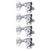 Grover Titan Bass Machineheads ~ 4 in-line ~ Chrome Left Hand