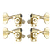 Grover Titan Bass Machineheads ~ 2+2 ~ Gold