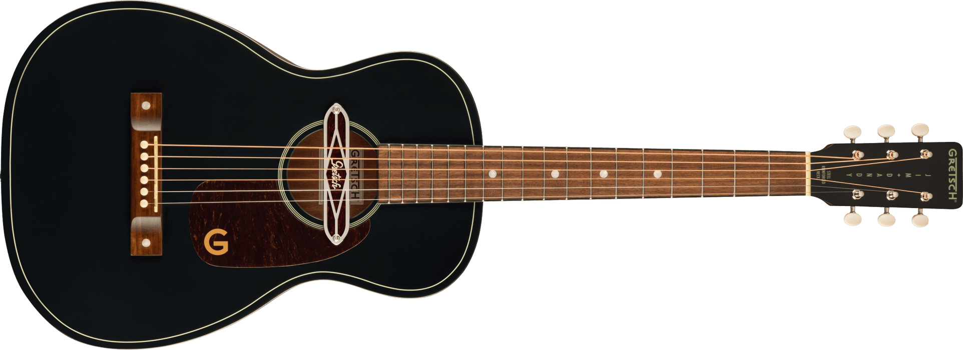 Gretsch Deltoluxe Parlor Electro Acoustic Guitar - Black Top