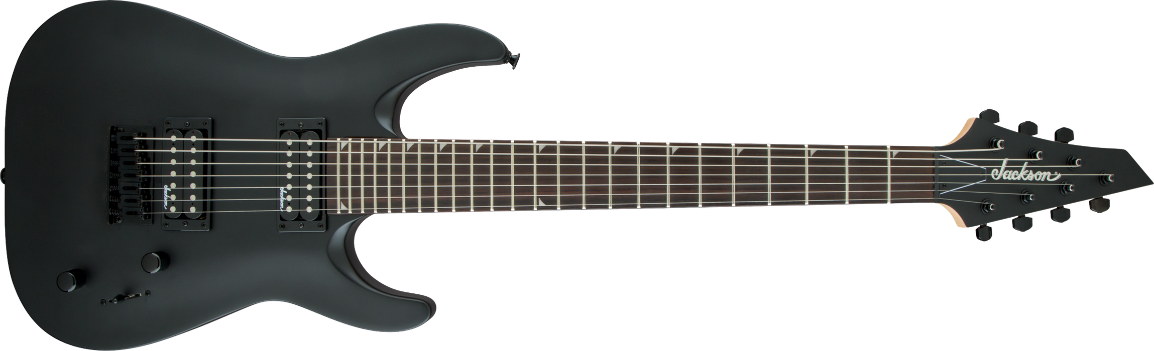 Jackson JS Series Dinky® Arch Top JS22-7 DKA HT, Amaranth Fingerboard, Satin Black