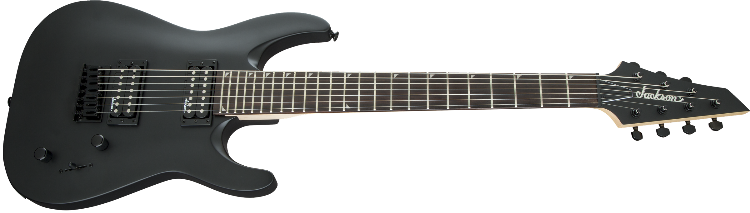 Jackson JS Series Dinky® Arch Top JS22-7 DKA HT, Amaranth Fingerboard, Satin Black