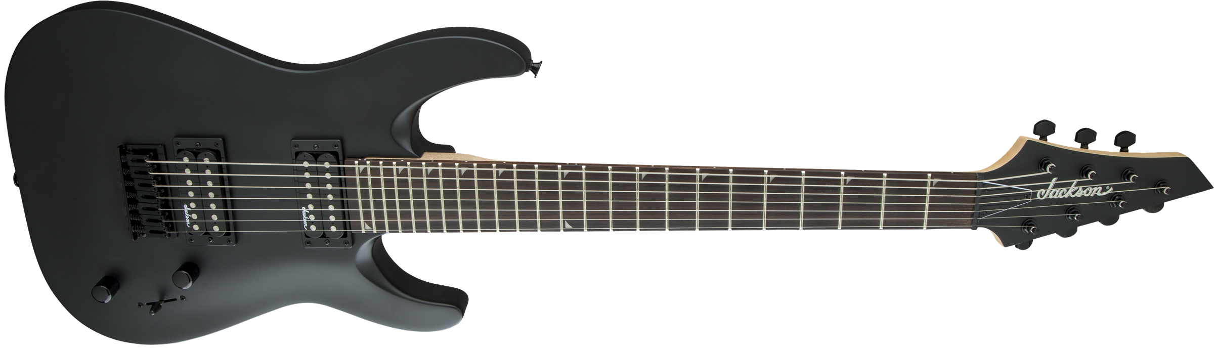 Jackson JS Series Dinky® Arch Top JS22-7 DKA HT, Amaranth Fingerboard, Satin Black