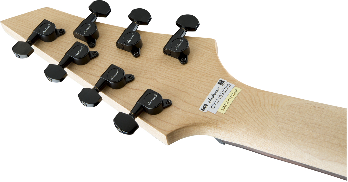 Jackson JS Series Dinky® Arch Top JS22-7 DKA HT, Amaranth Fingerboard, Satin Black