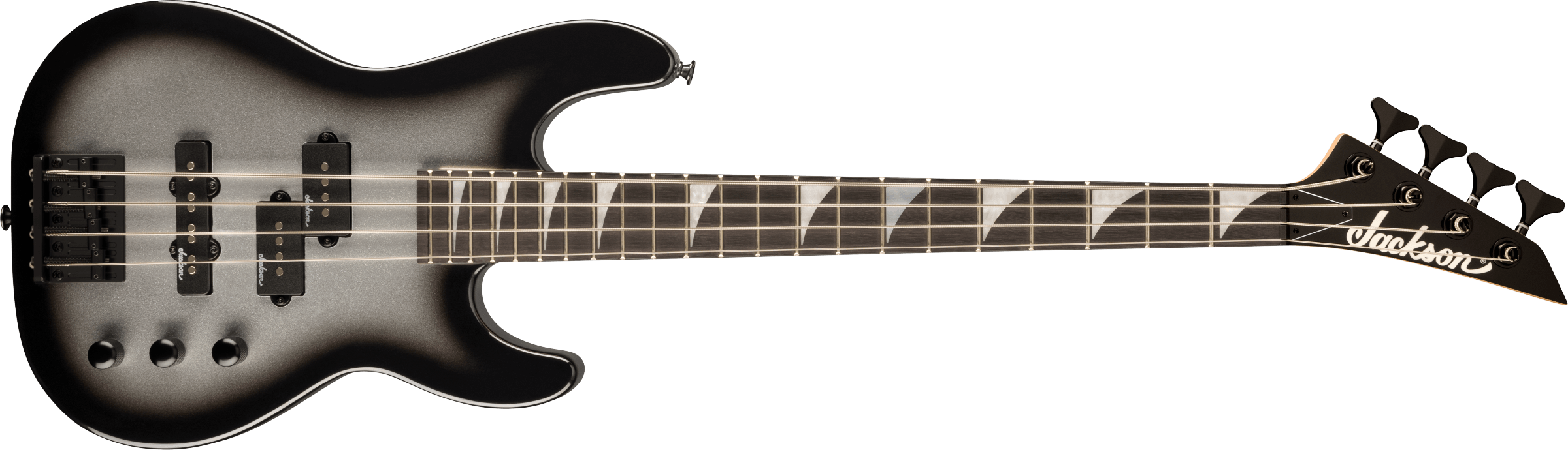 Jackson Limited Edition JS Series Concert™ Bass Minion JS1X, Amaranth Fingerboard, Silverburst