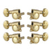 Grover Mid-Size Rotomatics Machineheads ~ 3+3 ~ Gold