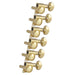 Grover Mini Locking Rotomatics Machineheads ~ 6-In-Line ~ Gold