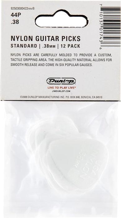 Dunlop Nylon Standard .38mm - 12 Pack