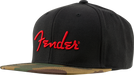 Fender® Camo Flatbill Hat, Camo, One Size Fits Most - Limited - Guitar Warehouse