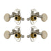 Grover Sta-tite Ukulele Pegs (Set of 4) ~ Nickel ~ White