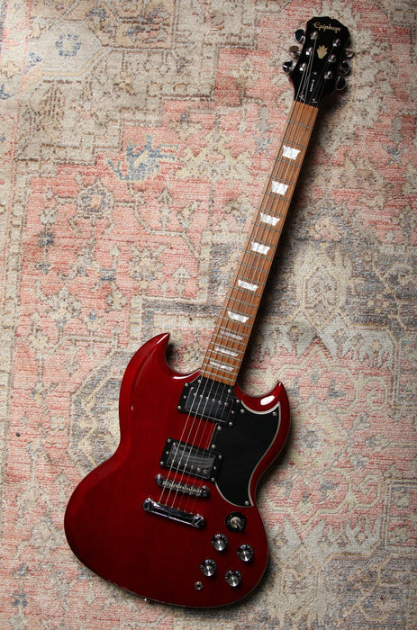 Pre-Owned 2003 Epiphone SG G400 - Cherry - Korean Made - Guitar Warehouse