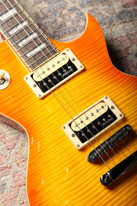 Pre-Owned Vintage V100T - Flamed Thru Honey Burst - Guitar Warehouse