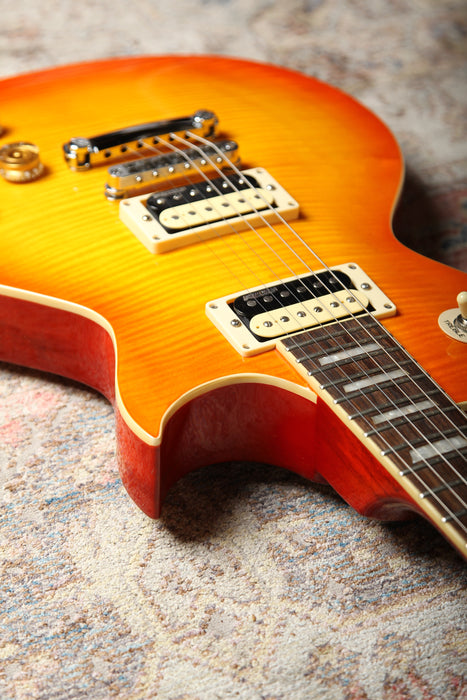 Pre-Owned Vintage V100T - Flamed Thru Honey Burst - Guitar Warehouse