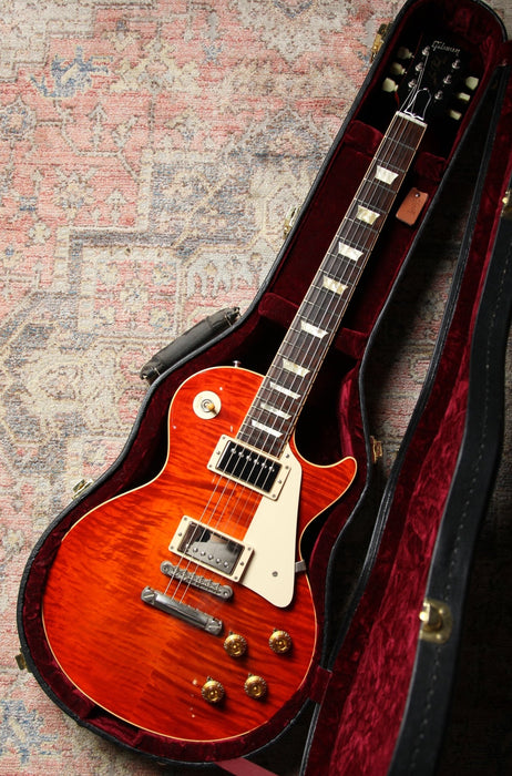 Pre-Owned 2011 Gibson Custom Shop Les Paul - Long Island Iced Tea Burst - R9 VOS (1959) Reissue - Guitar Warehouse