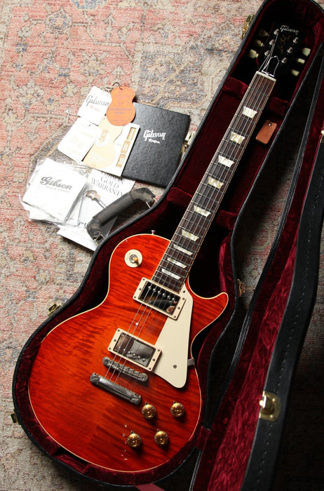 Pre-Owned 2011 Gibson Custom Shop Les Paul - Long Island Iced Tea Burst - R9 VOS (1959) Reissue - Guitar Warehouse