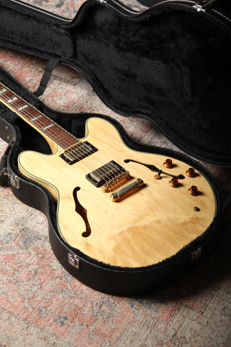 2003 Epiphone Sheraton Earlier Korean Model - Natural - Pre-Owned - Guitar Warehouse