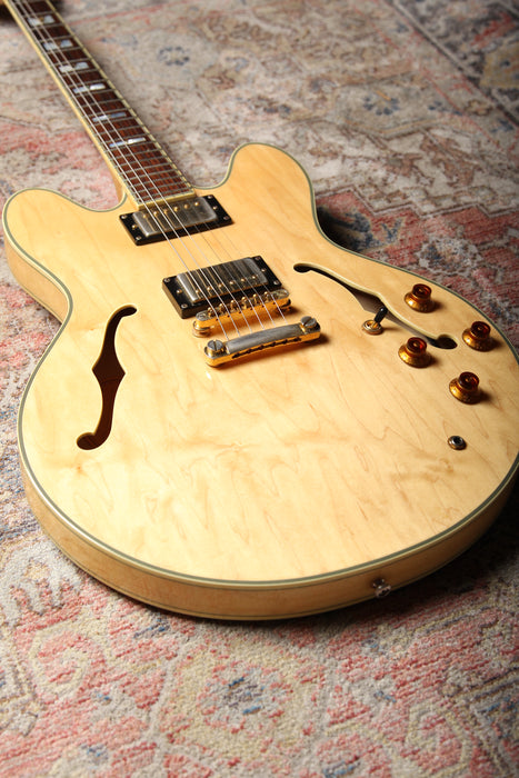 2003 Epiphone Sheraton Earlier Korean Model - Natural - Pre-Owned - Guitar Warehouse