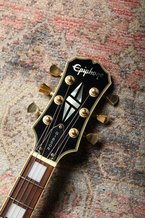 Pre-owned 2003 Epiphone Les Paul Custom - Gloss Black - Guitar Warehouse