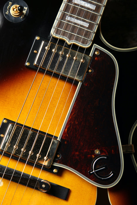 Pre-Owned 2012 Epiphone Joe Pass Singature Emperor II - Vintage Sunburst - Guitar Warehouse